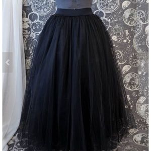 Custom-Made Black Tulle Skirt by Tulle Skirt Shop
